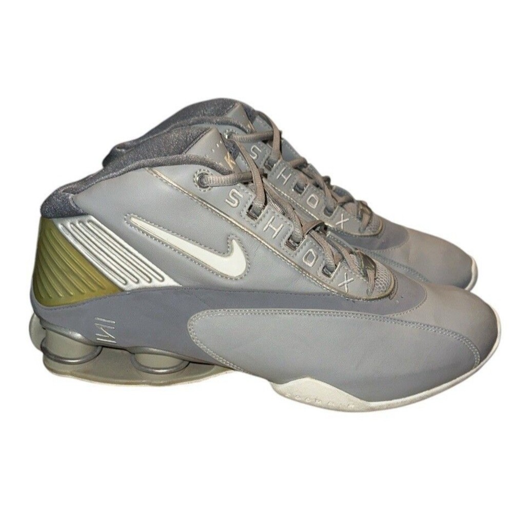 Vintage 2003 Nike SHOX Status Gray Silver Mens 13 306675 Authenticated *Read